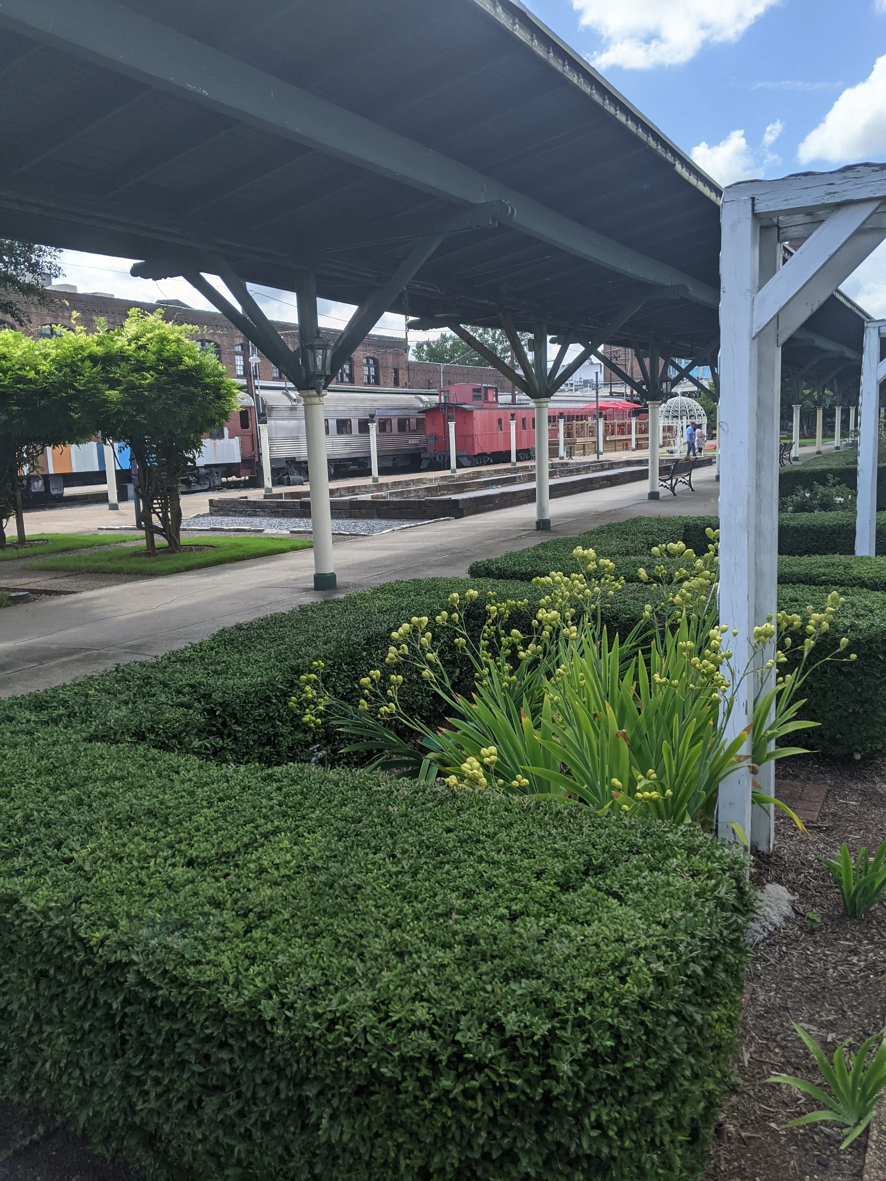 Historic train cars where guests can stay at the Chattanooga Choo Choo
