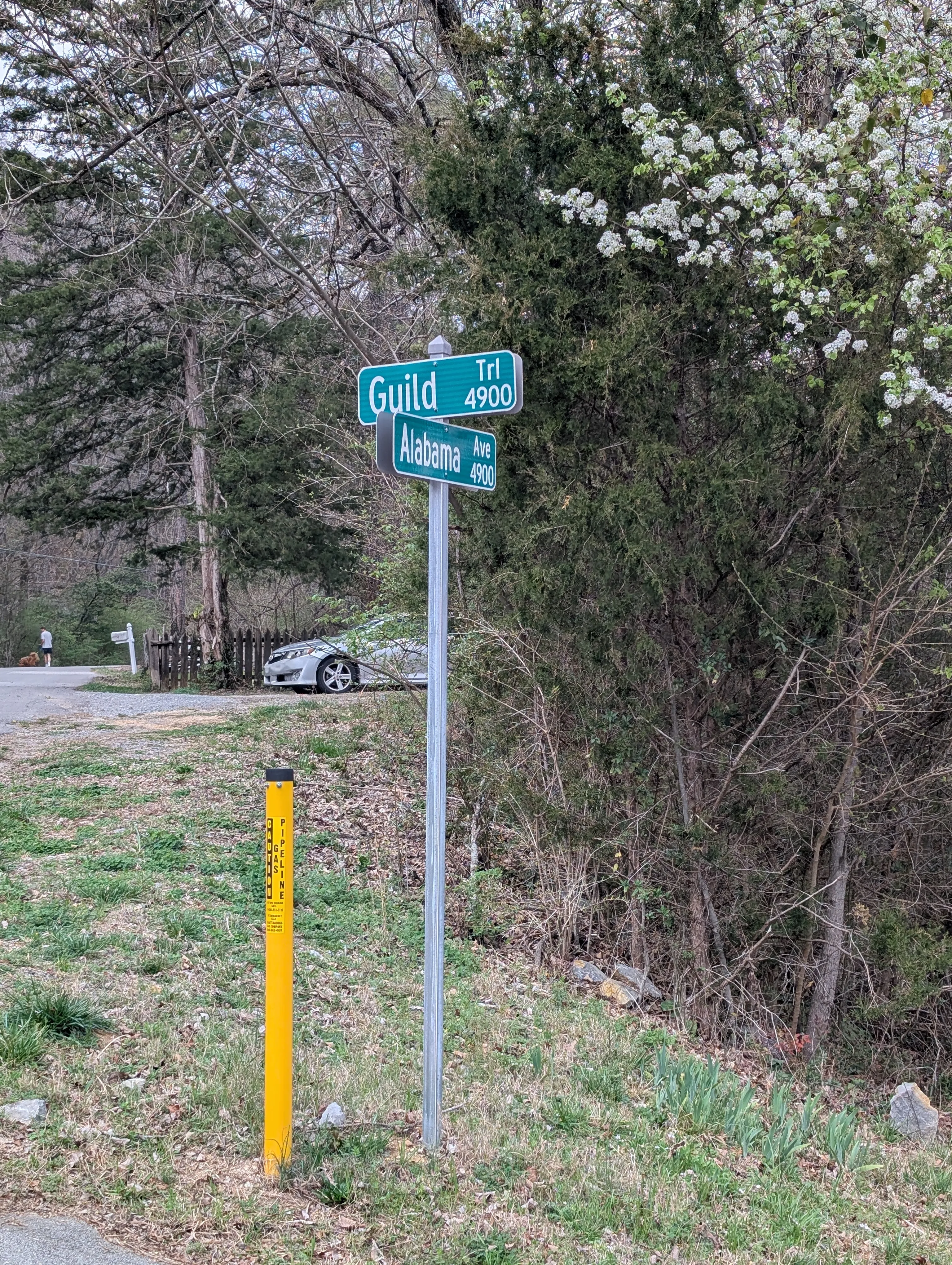Guild-Hardy Road climbing from St. Elmo toward Lookout Mountain
