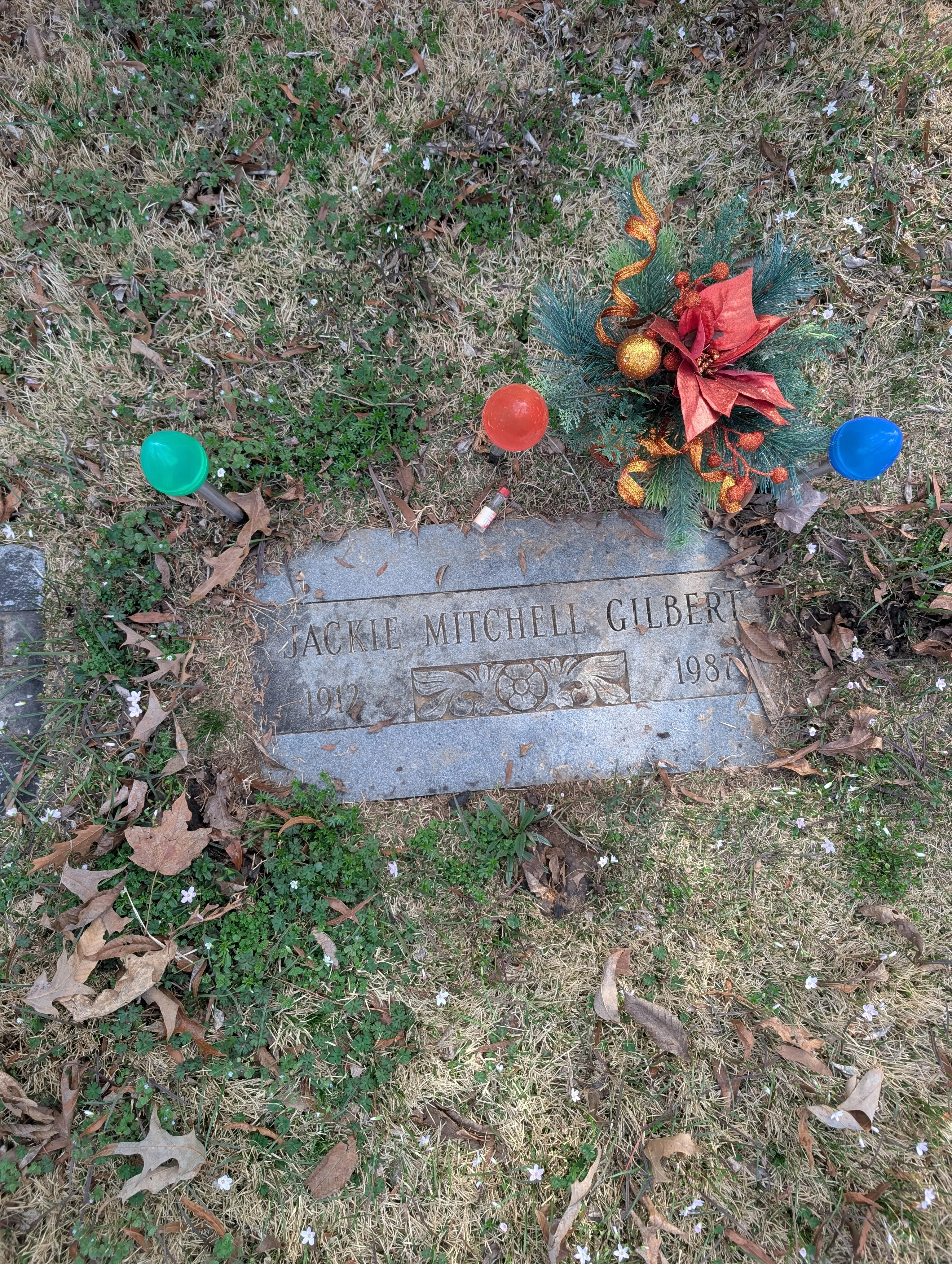 Jackie Mitchell's grave at Forest Hills Cemetery in St Elmo, Chattanooga