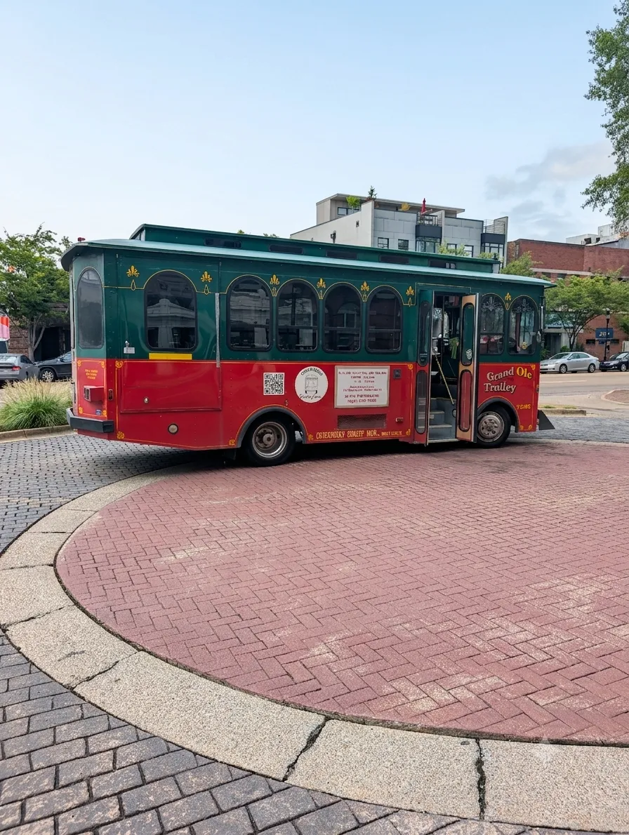 Chattanooga Trolley Tours vintage bus