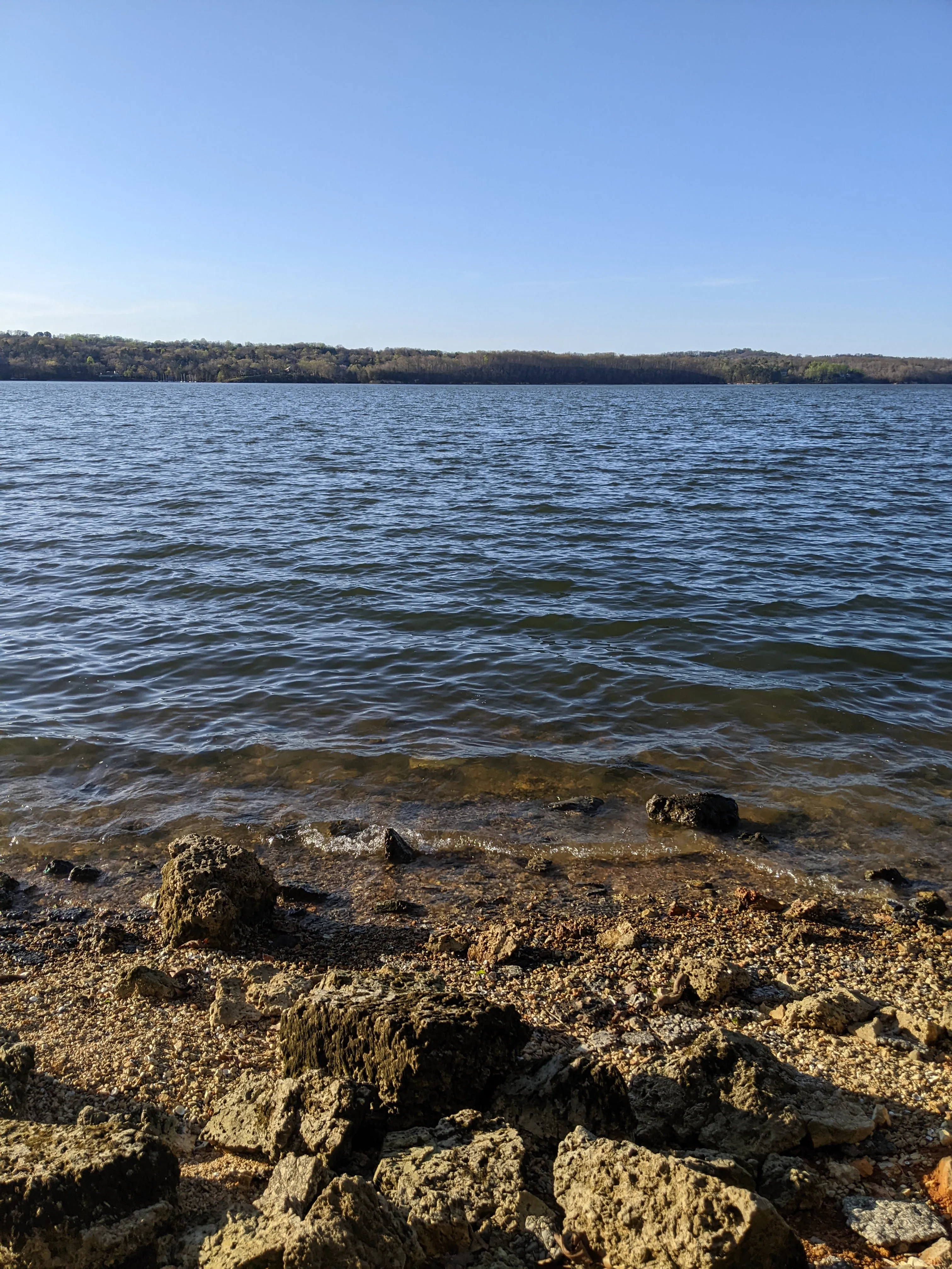 View of Chickamauga Lake from the Outer Loop trail