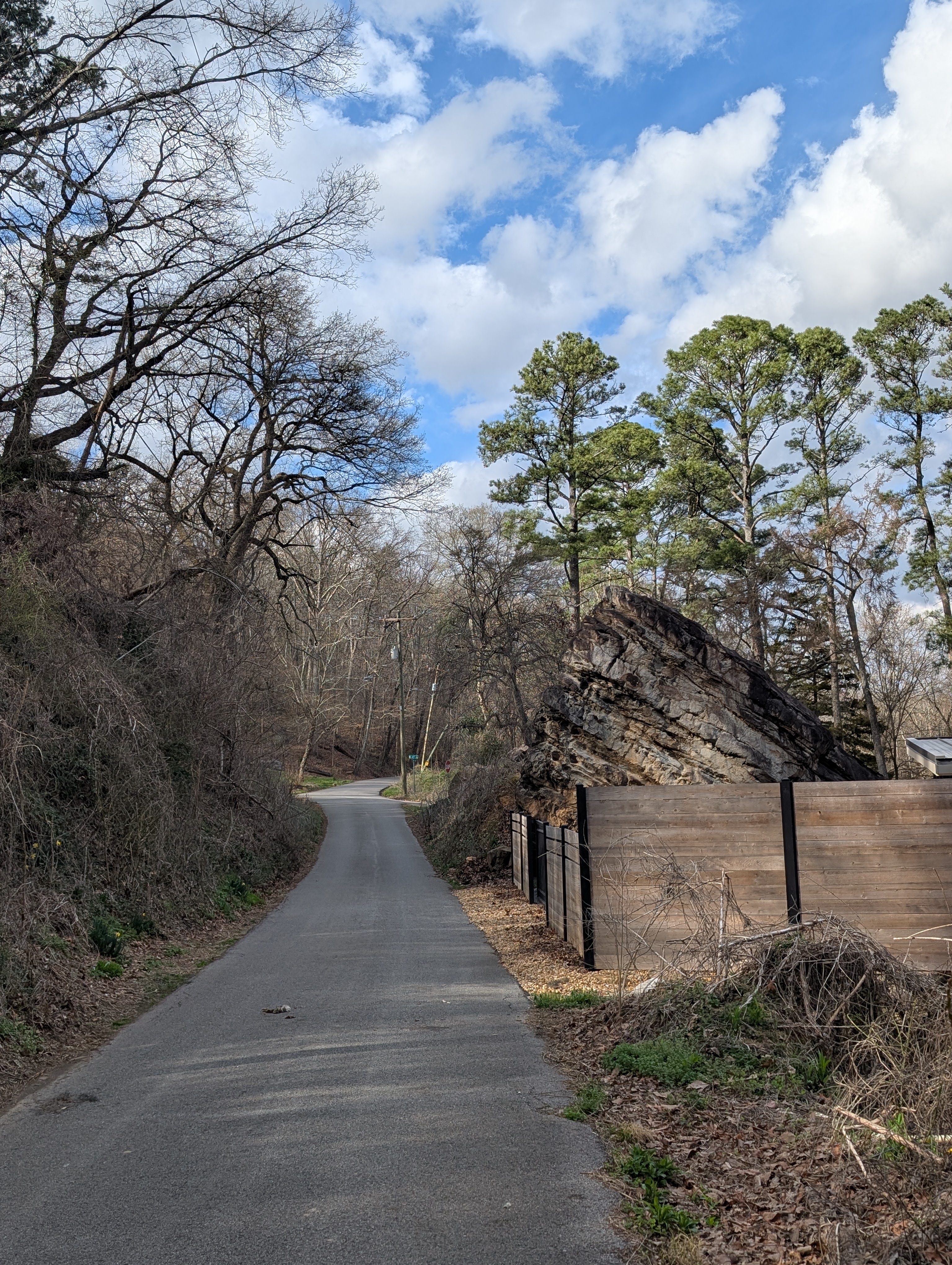 Boulder along the Guild-Hardy route near St. Elmo