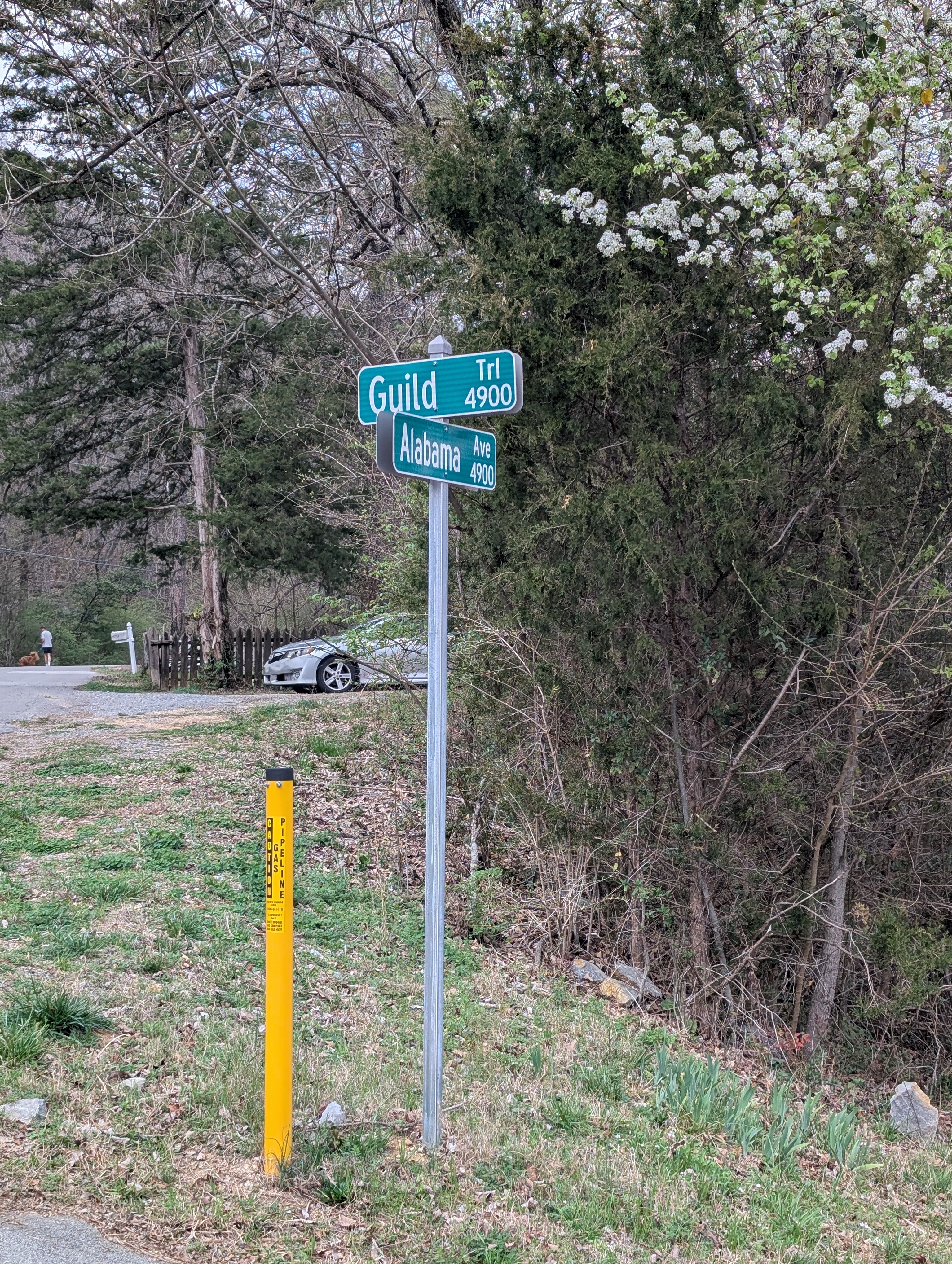 Guild-Hardy Road climbing from St. Elmo toward Lookout Mountain
