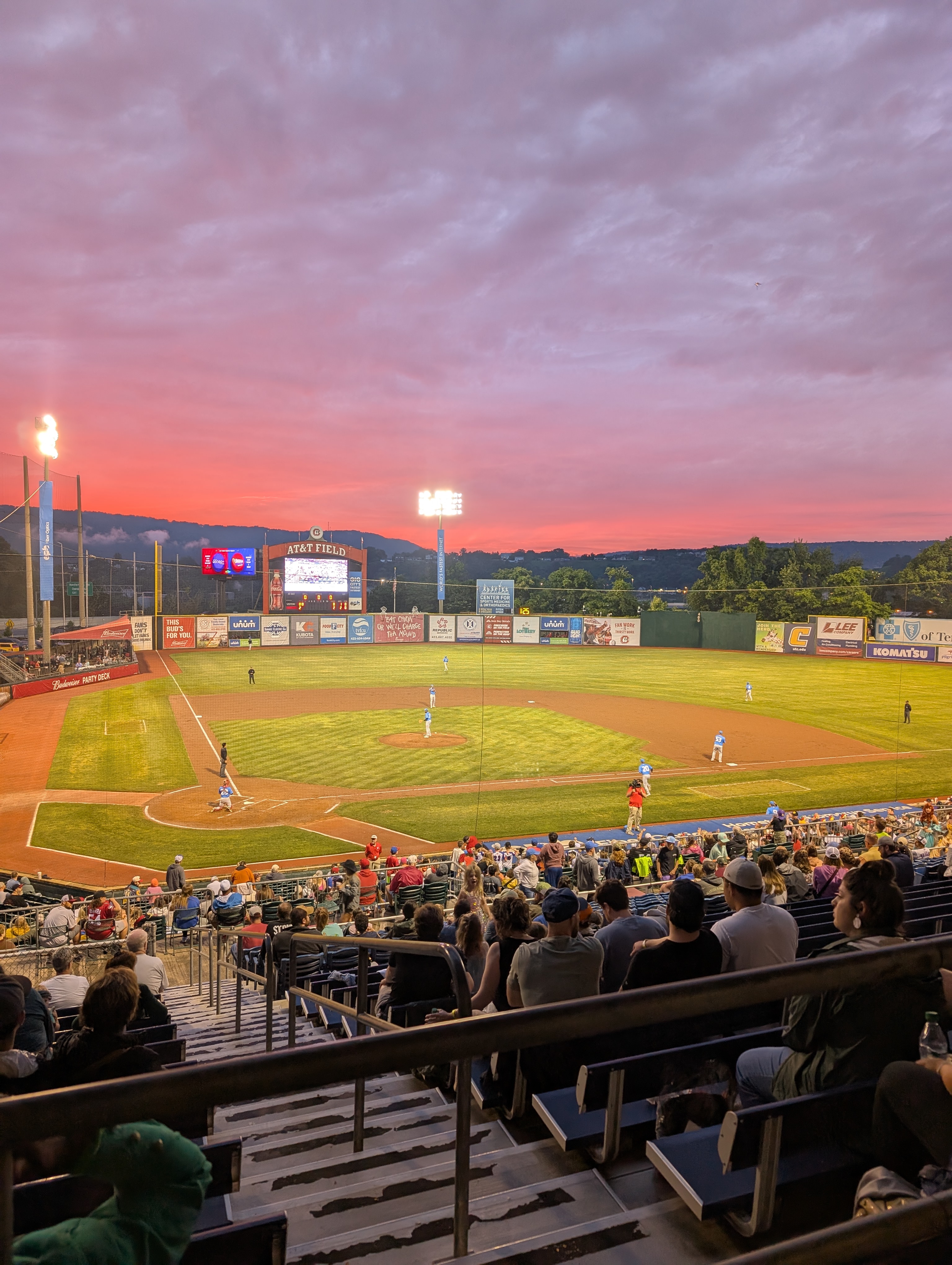 Lookouts ballpark field in Chattanooga