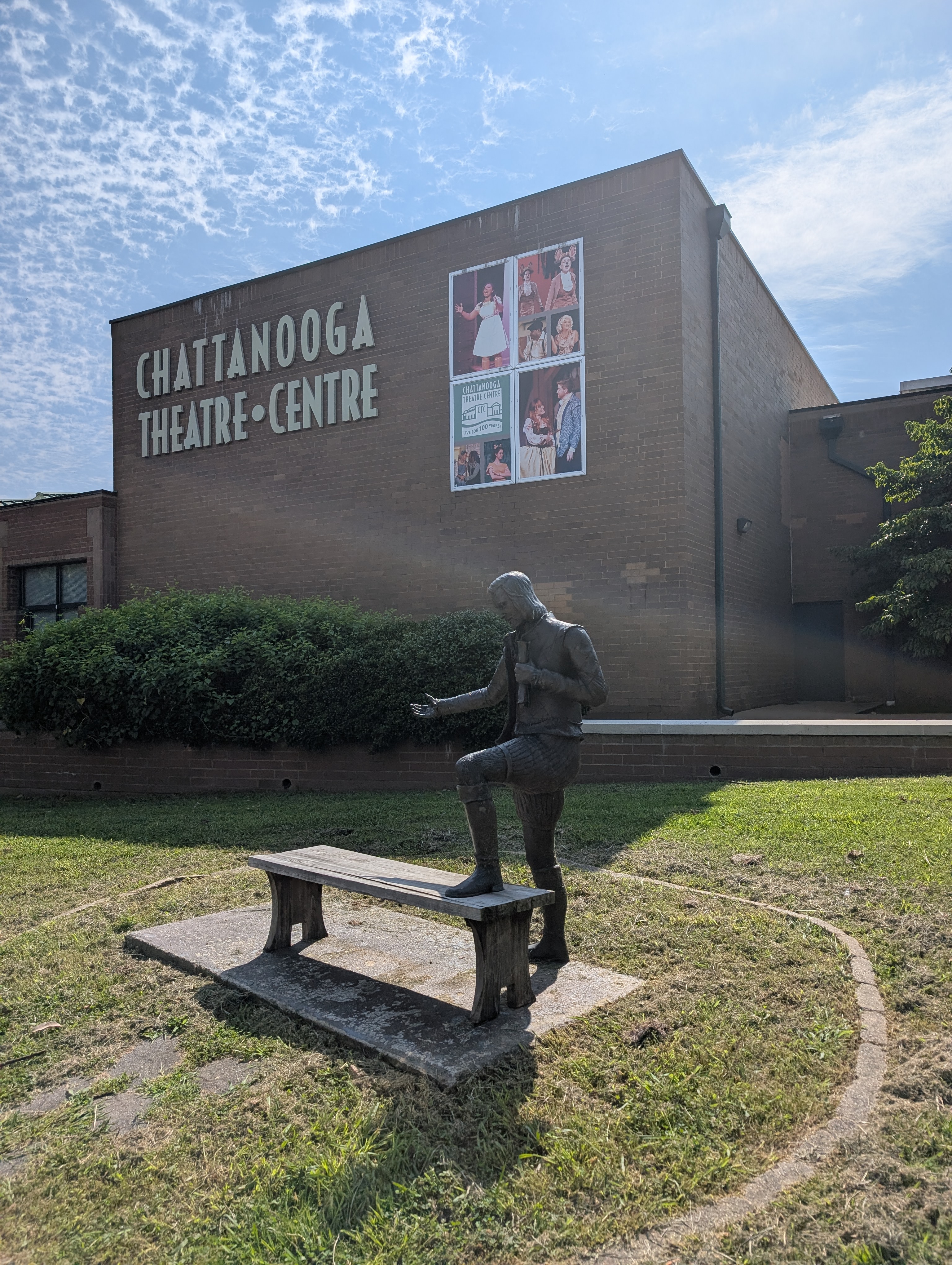 Chattanooga Theatre Centre exterior showing the historic building facade and entrance